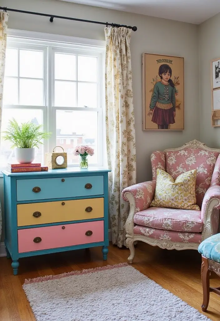 27 Teenage Bedroom Ideas You’ll Wish You Had Sooner 8 27 Teenage Bedroom Ideas You’ll Wish You Had Sooner - 2. Upcycled Furniture