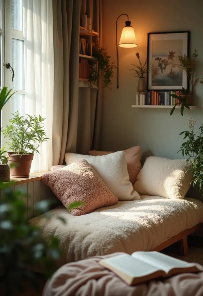 27 Teenage Bedroom Ideas You’ll Wish You Had Sooner 50 27 Teenage Bedroom Ideas You’ll Wish You Had Sooner - 8. Cozy Reading Nook