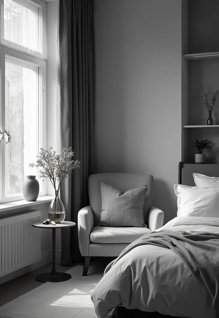 28 Black and White Bedroom Ideas That Never Go Out of Style 111