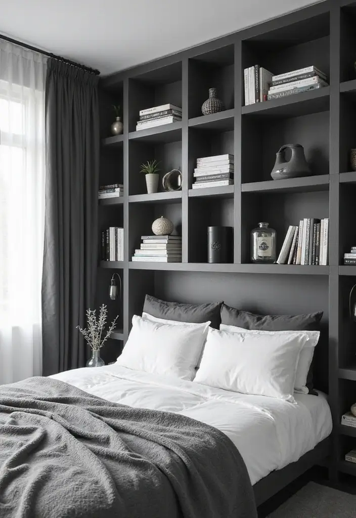 28 Black and White Bedroom Ideas That Never Go Out of Style 119