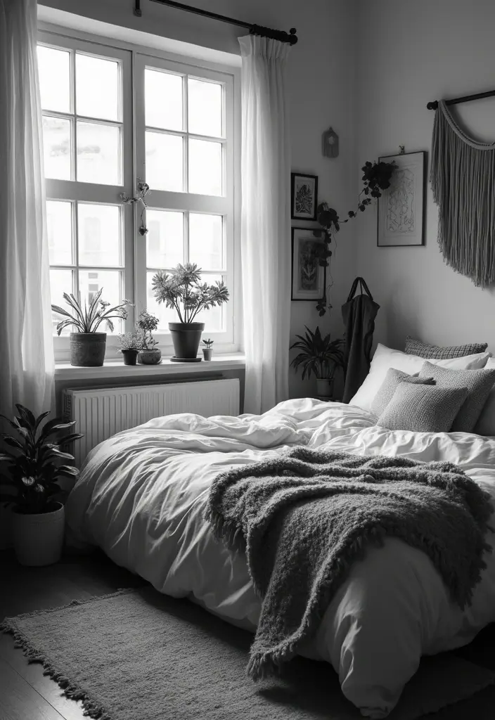 28 Black and White Bedroom Ideas That Never Go Out of Style 17