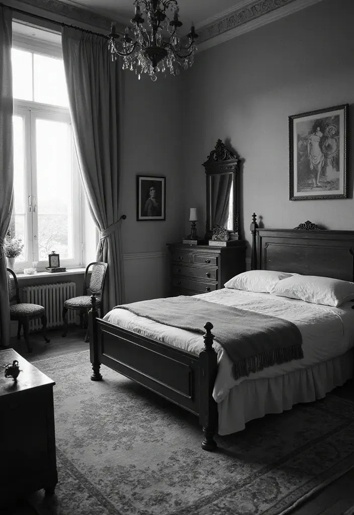 28 Black and White Bedroom Ideas That Never Go Out of Style 41