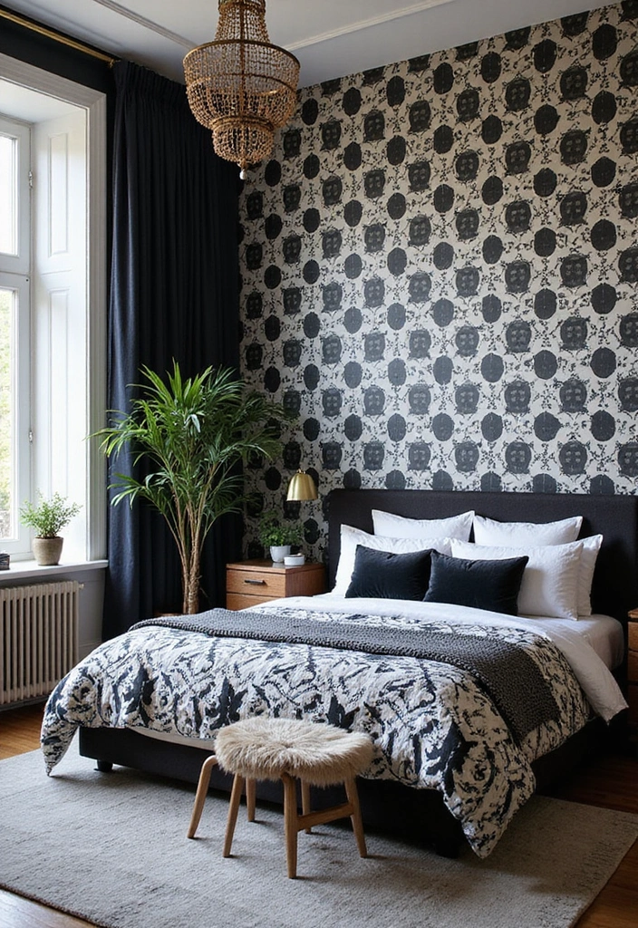 28 Black and White Bedroom Ideas That Never Go Out of Style 49