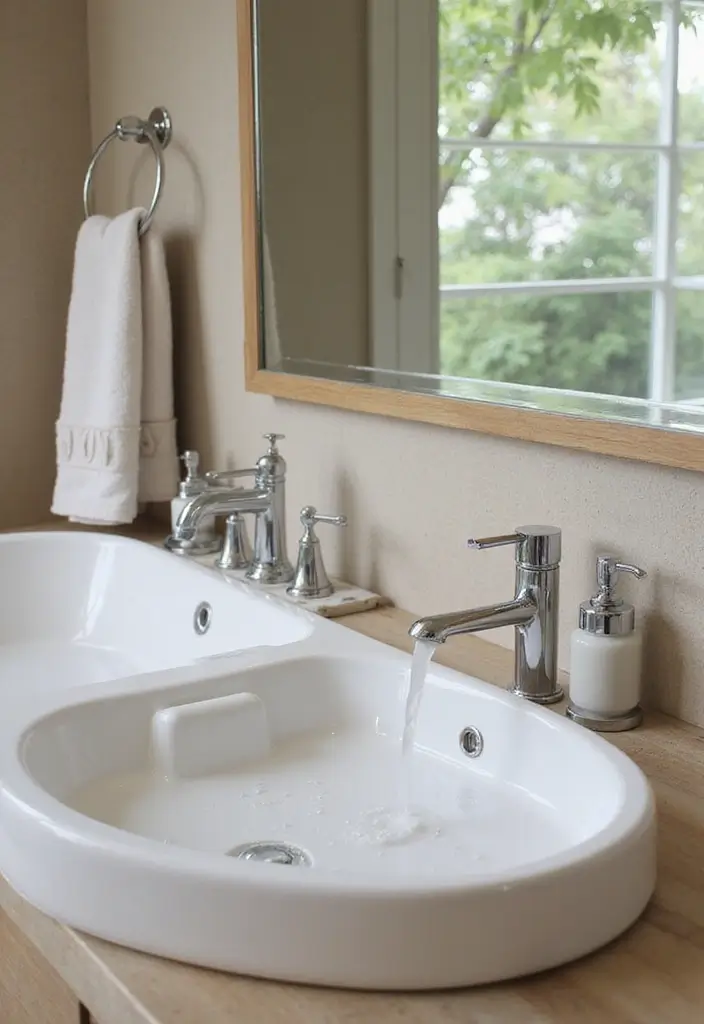 28 Earthy Bathroom Ideas to Create a Nature-Inspired Sanctuary 179 28 Earthy Bathroom Ideas to Create a Nature-Inspired Sanctuary - 27. Water-Saving Fixtures