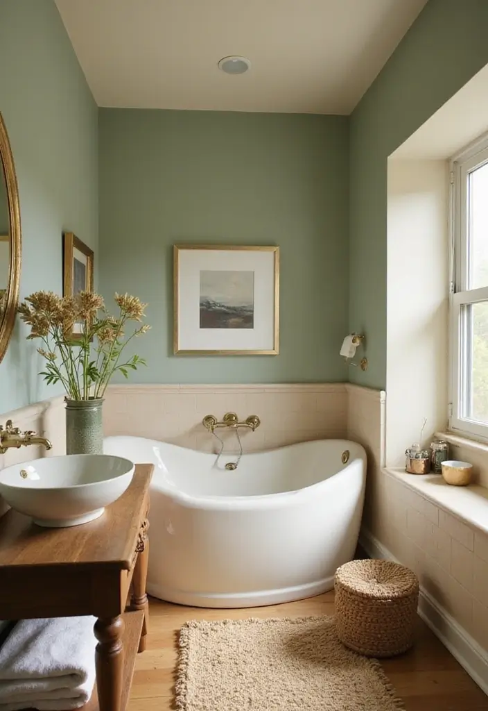 28 Earthy Bathroom Ideas to Create a Nature-Inspired Sanctuary 15 28 Earthy Bathroom Ideas to Create a Nature-Inspired Sanctuary - 3. Earthy Color Palettes