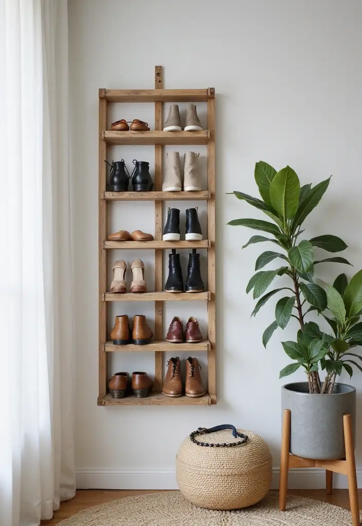28 Entrance Shoe Storage Ideas For A Clean, Welcoming Entryway 79 28 Entrance Shoe Storage Ideas For A Clean, Welcoming Entryway - 13. Wall-Mounted Shoe Organizers