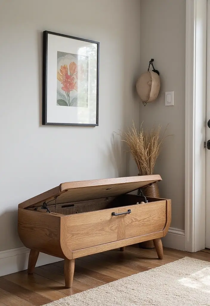 28 Entrance Shoe Storage Ideas For A Clean, Welcoming Entryway 86 28 Entrance Shoe Storage Ideas For A Clean, Welcoming Entryway - 14. Shoe Storage Ottoman