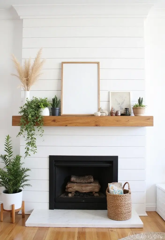 28 Fireplace Wall Ideas To Add Instant Warmth And Charm 8 28 Fireplace Wall Ideas To Add Instant Warmth And Charm - 2. Shiplap Surround Fireplace