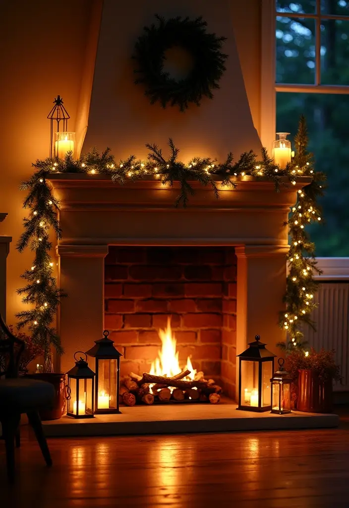 28 Fireplace Wall Ideas To Add Instant Warmth And Charm 174 28 Fireplace Wall Ideas To Add Instant Warmth And Charm - 26. Soft Lighting Options