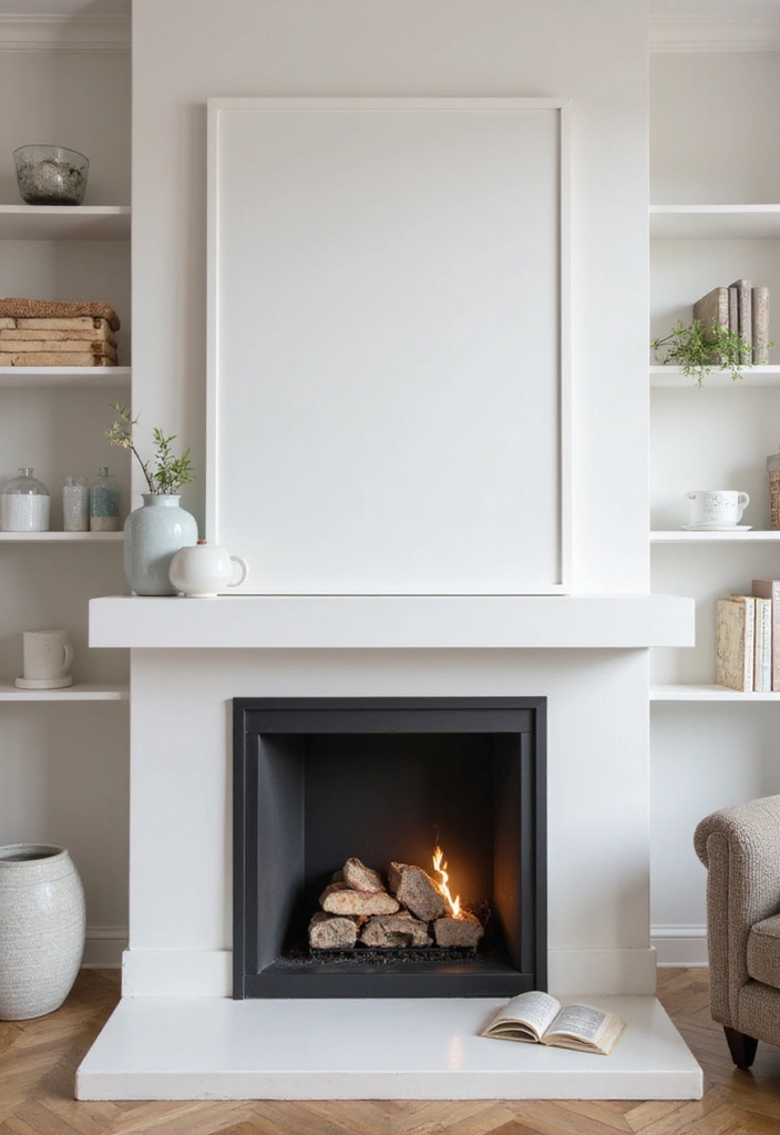 28 Fireplace Wall Ideas To Add Instant Warmth And Charm 22 28 Fireplace Wall Ideas To Add Instant Warmth And Charm - 4. Modern Minimalist Fireplace