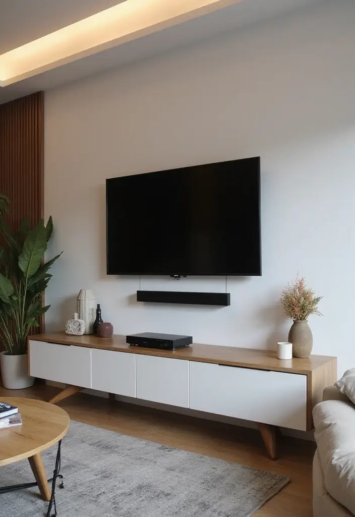 28 Media Wall Ideas To Create A Sleek Modern Focal Point 85 28 Media Wall Ideas To Create A Sleek Modern Focal Point - 13. Smart Home Integration