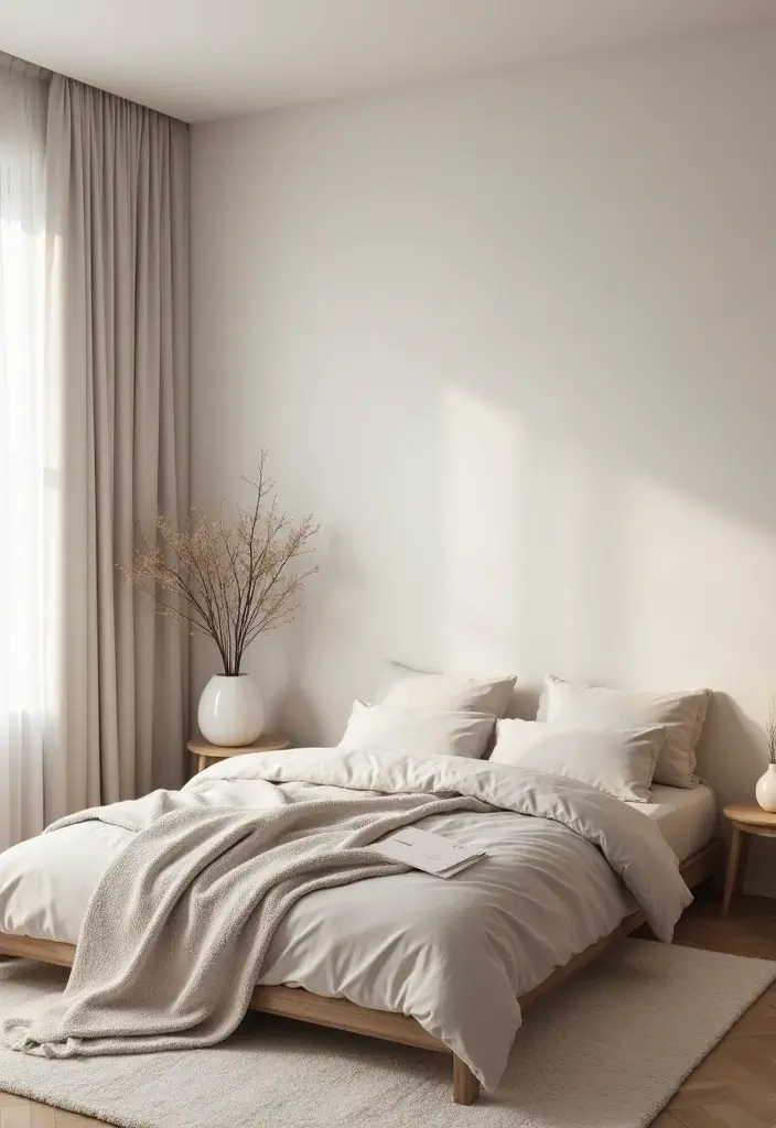 28 Mens Bedroom Ideas That Look Effortlessly Stylish 1 28 Mens Bedroom Ideas That Look Effortlessly Stylish - 1. Neutral Color Palette