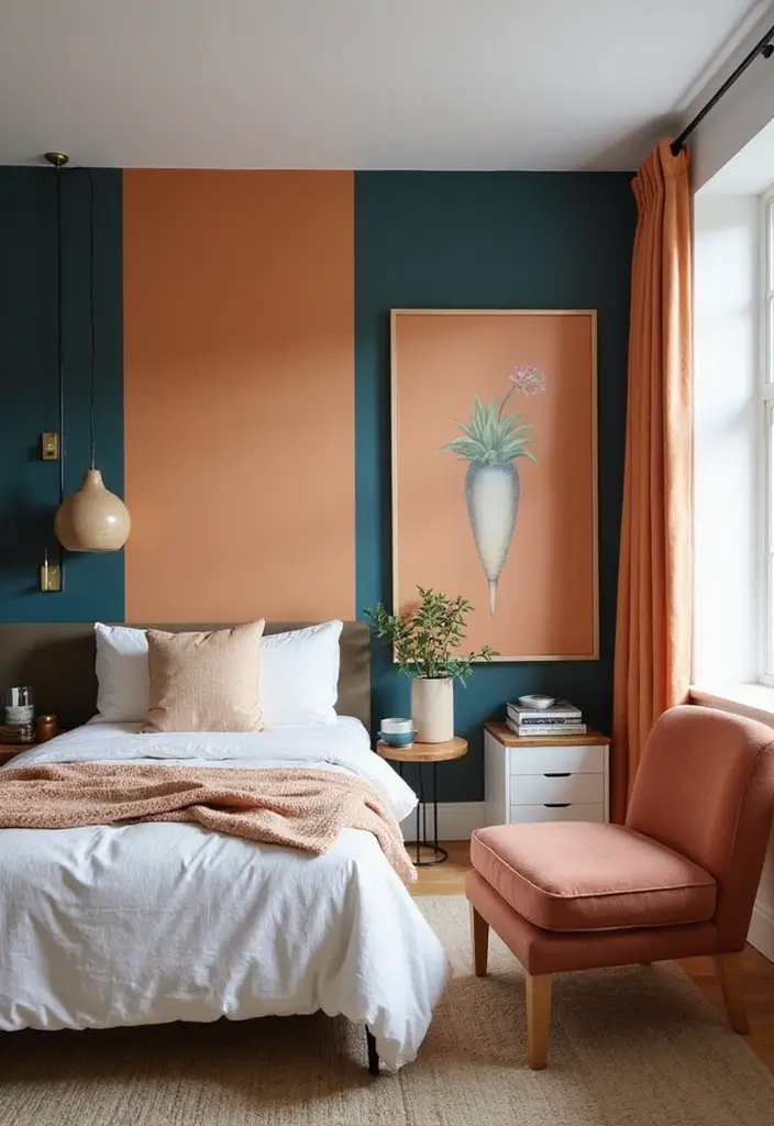 28 Mens Bedroom Ideas That Look Effortlessly Stylish 188 28 Mens Bedroom Ideas That Look Effortlessly Stylish - 28. Simplified Color Blocks
