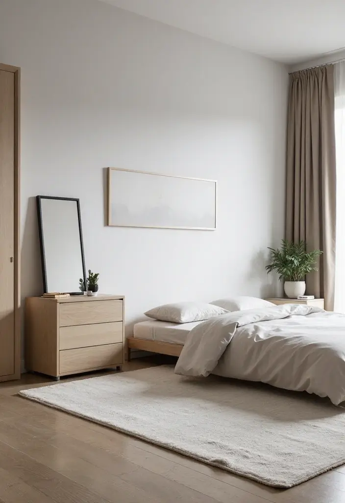 28 Mens Bedroom Ideas That Look Effortlessly Stylish 22 28 Mens Bedroom Ideas That Look Effortlessly Stylish - 4. Minimalist Furniture