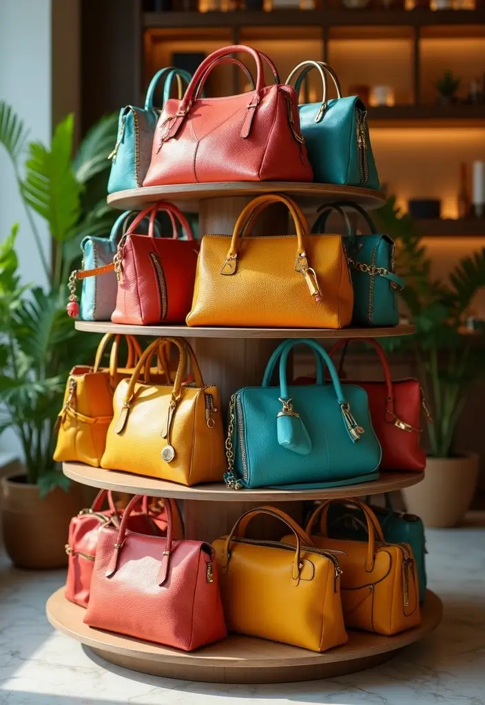 28 Purse Storage Ideas Every Fashion Lover Will Adore 167 28 Purse Storage Ideas Every Fashion Lover Will Adore - 27. Opt for a Multi-Tiered Stand