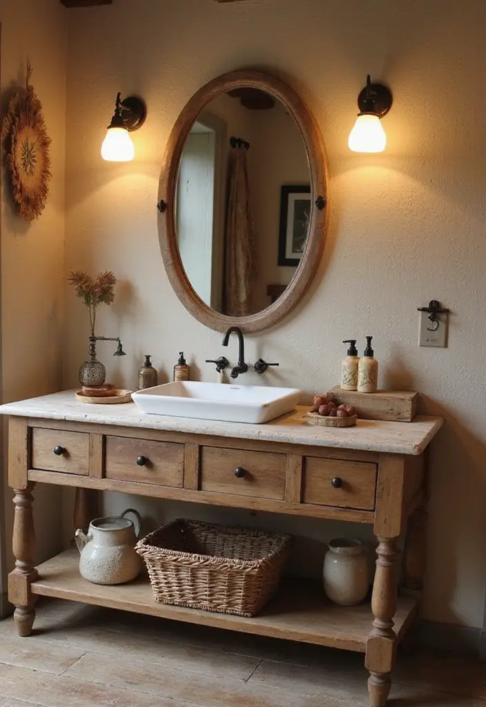 28 Rustic Bathroom Ideas That Bring Cozy Farmhouse Vibes Home 156 28 Rustic Bathroom Ideas That Bring Cozy Farmhouse Vibes Home - 23. Rustic Bathroom Accessories