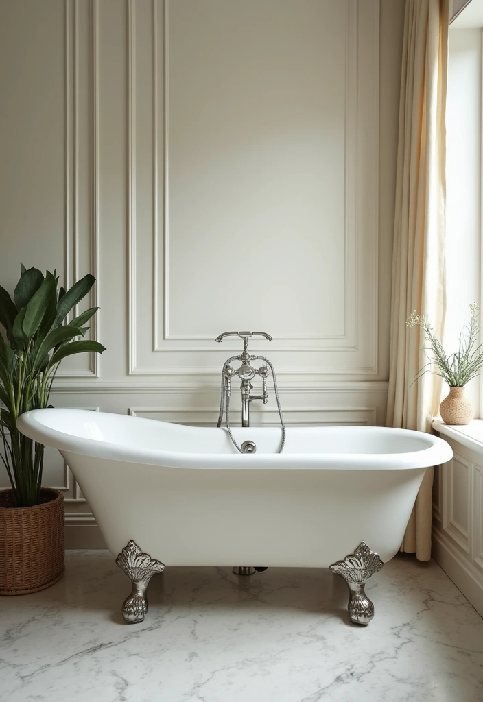 28 Vintage Bathroom Ideas Full of Timeless Charm 1 28 Vintage Bathroom Ideas Full of Timeless Charm - 1. Classic Clawfoot Tubs