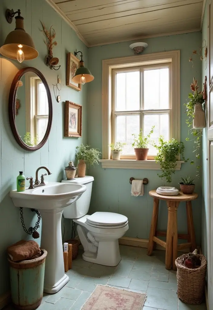 28 Vintage Bathroom Ideas Full of Timeless Charm 69 28 Vintage Bathroom Ideas Full of Timeless Charm - 11. Upcycled Vintage Items