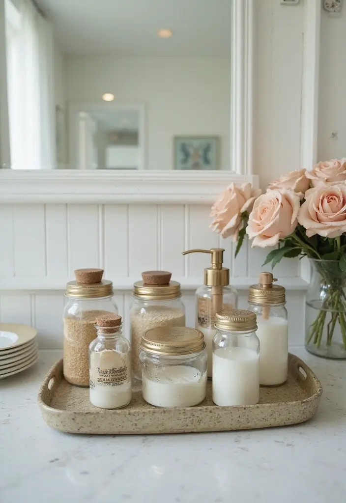 28 Vintage Bathroom Ideas Full of Timeless Charm 125 28 Vintage Bathroom Ideas Full of Timeless Charm - 19. Vintage Toiletries Storage