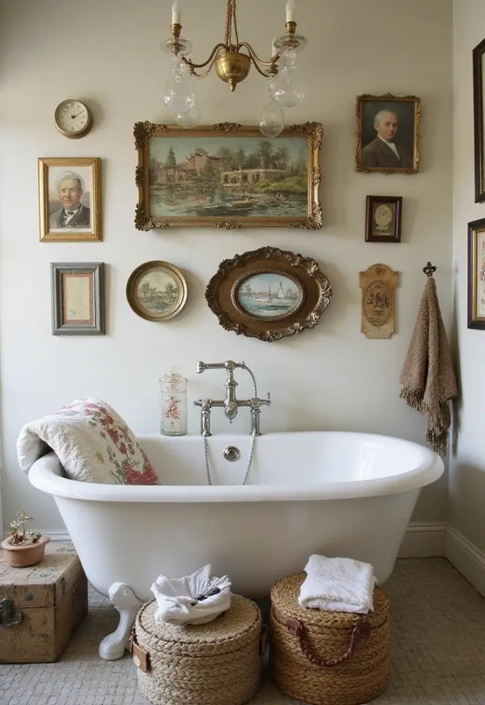 28 Vintage Bathroom Ideas Full of Timeless Charm 167 28 Vintage Bathroom Ideas Full of Timeless Charm - 25. Vintage Accent Pieces
