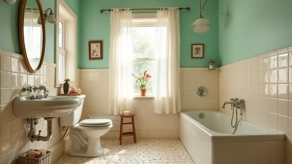 28 Vintage Bathroom Ideas Full of Timeless Charm