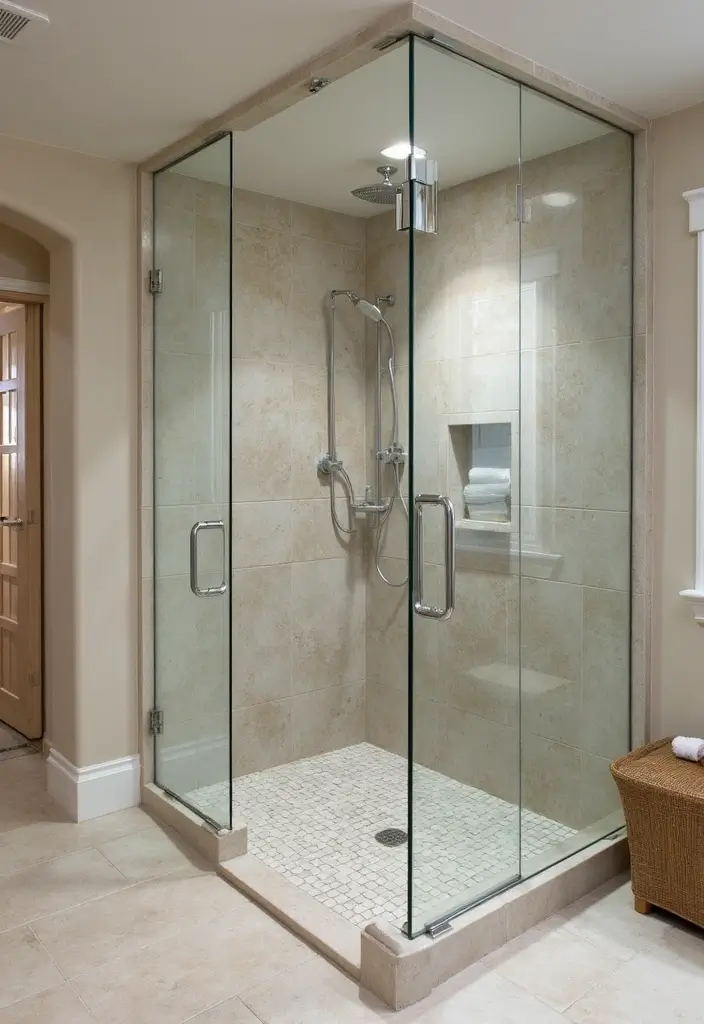 29 Ensuite Bathroom Ideas That Feel Like a Luxury Hotel Retreat 60 29 Ensuite Bathroom Ideas That Feel Like a Luxury Hotel Retreat - 10. Elegant Shower Designs