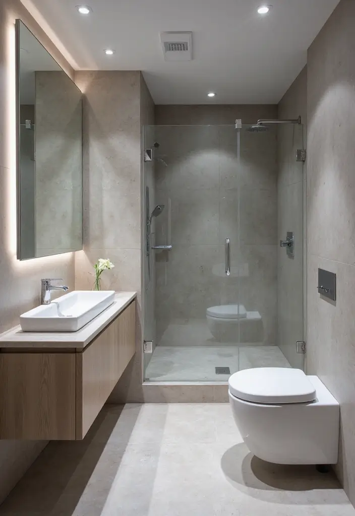 29 Ensuite Bathroom Ideas That Feel Like a Luxury Hotel Retreat 123 29 Ensuite Bathroom Ideas That Feel Like a Luxury Hotel Retreat - 19. Futuristic Touches
