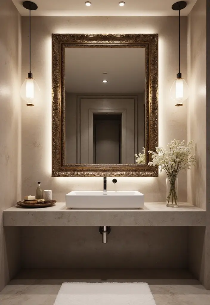 29 Ensuite Bathroom Ideas That Feel Like a Luxury Hotel Retreat 177 29 Ensuite Bathroom Ideas That Feel Like a Luxury Hotel Retreat - 27. Statement Mirrors