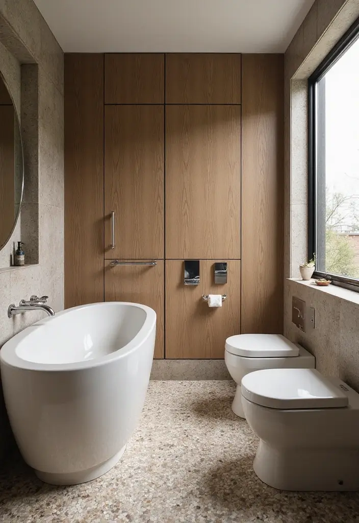 29 Ensuite Bathroom Ideas That Feel Like a Luxury Hotel Retreat 29 29 Ensuite Bathroom Ideas That Feel Like a Luxury Hotel Retreat - 5. Textured Walls