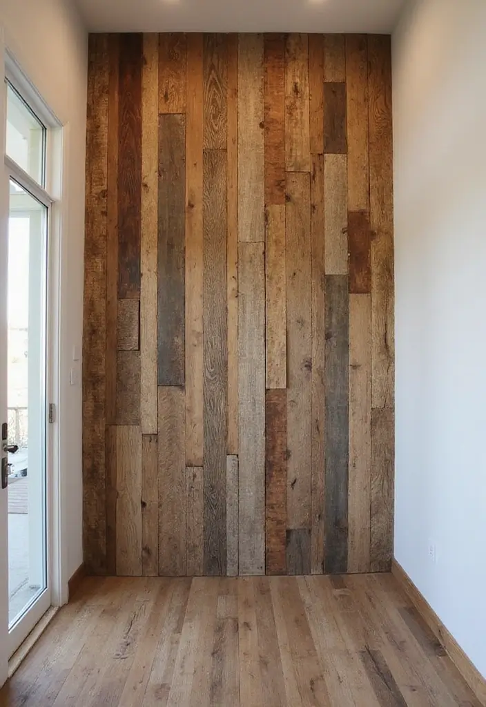 29 Entryway Wall Ideas Guests Will Notice The Moment They Walk In 69 29 Entryway Wall Ideas Guests Will Notice The Moment They Walk In - 11. Reclaimed Wood Accent Wall