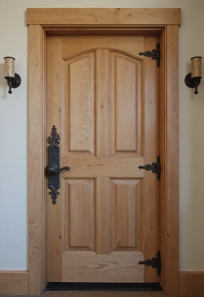 29 Entryway Wall Ideas Guests Will Notice The Moment They Walk In 142 29 Entryway Wall Ideas Guests Will Notice The Moment They Walk In - 22. Unique Door Hardware