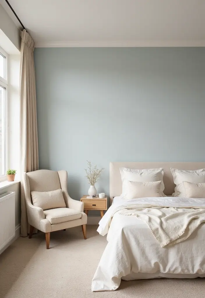 29 Farmhouse Bedroom Ideas With Rustic Cozy Vibes 36 29 Farmhouse Bedroom Ideas With Rustic Cozy Vibes - 6. Soft Color Palettes