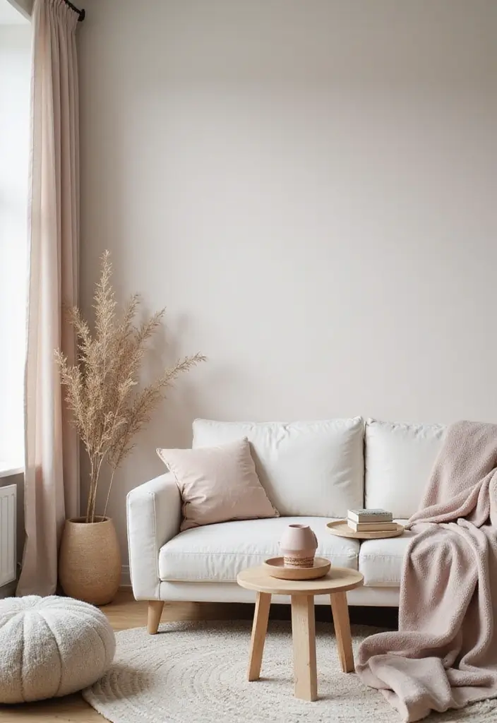 29 Feature Wall Ideas For Living Rooms That Impress Instantly 90 29 Feature Wall Ideas For Living Rooms That Impress Instantly - 14. Soft Pastel Shades
