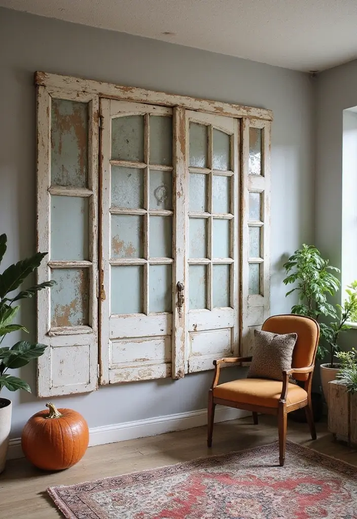 29 Feature Wall Ideas For Living Rooms That Impress Instantly 43 29 Feature Wall Ideas For Living Rooms That Impress Instantly - 7. Upcycled Material Masterpieces