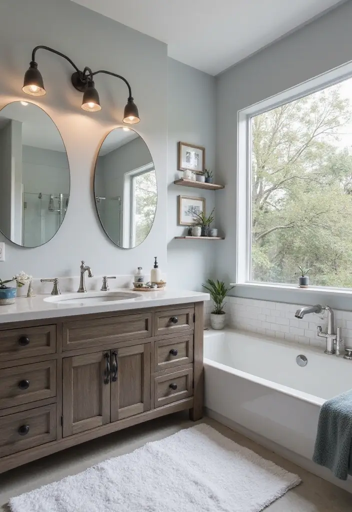 29 Grey Bathroom Ideas For a Calm Modern Look 193 29 Grey Bathroom Ideas For a Calm Modern Look - 29. Grey Finishing Touches