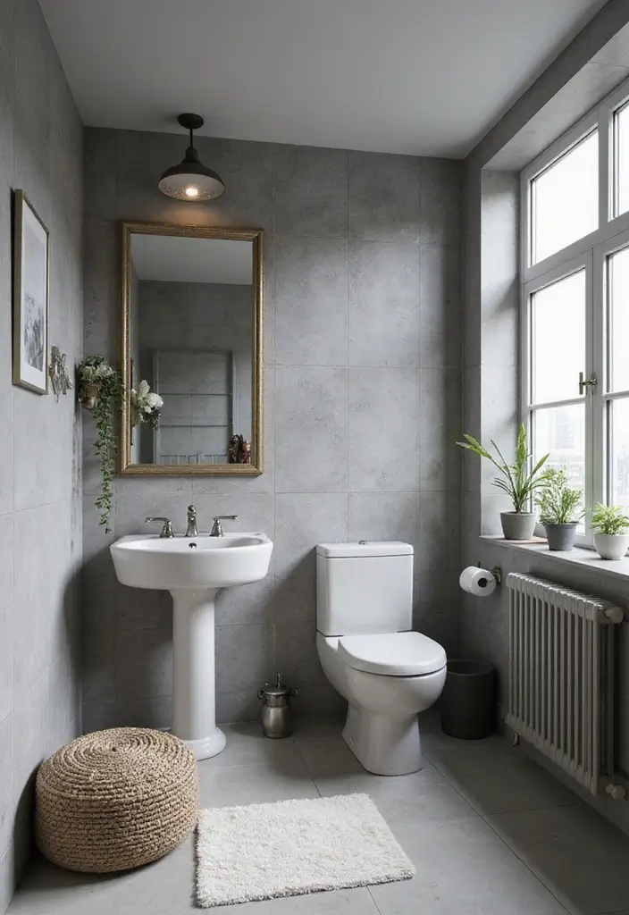 29 Grey Bathroom Ideas For a Calm Modern Look 15 29 Grey Bathroom Ideas For a Calm Modern Look - 3. Monochrome Magic