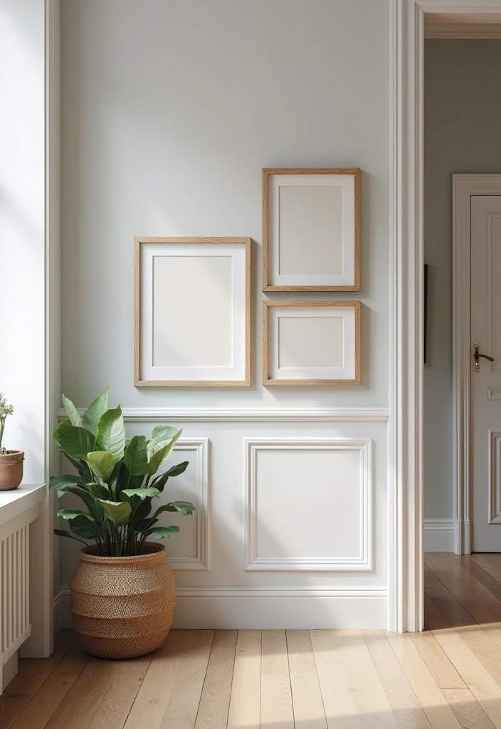 29 Hallway Storage Ideas To Turn Tight Spaces Into Smart Zones 151 29 Hallway Storage Ideas To Turn Tight Spaces Into Smart Zones - 23. Wall Art Display with Hidden Storage