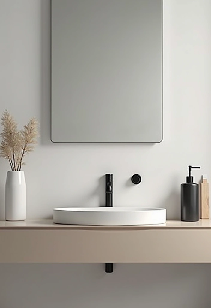 29 Moody Bathroom Ideas That Add Drama and Depth 85 29 Moody Bathroom Ideas That Add Drama and Depth - 13. Modern Black Faucets