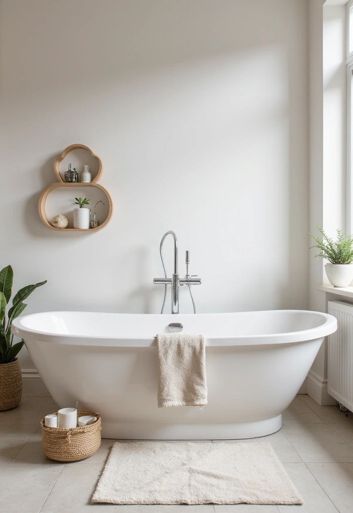 29 Moody Bathroom Ideas That Add Drama and Depth 169 29 Moody Bathroom Ideas That Add Drama and Depth - 25. Minimalist Decor