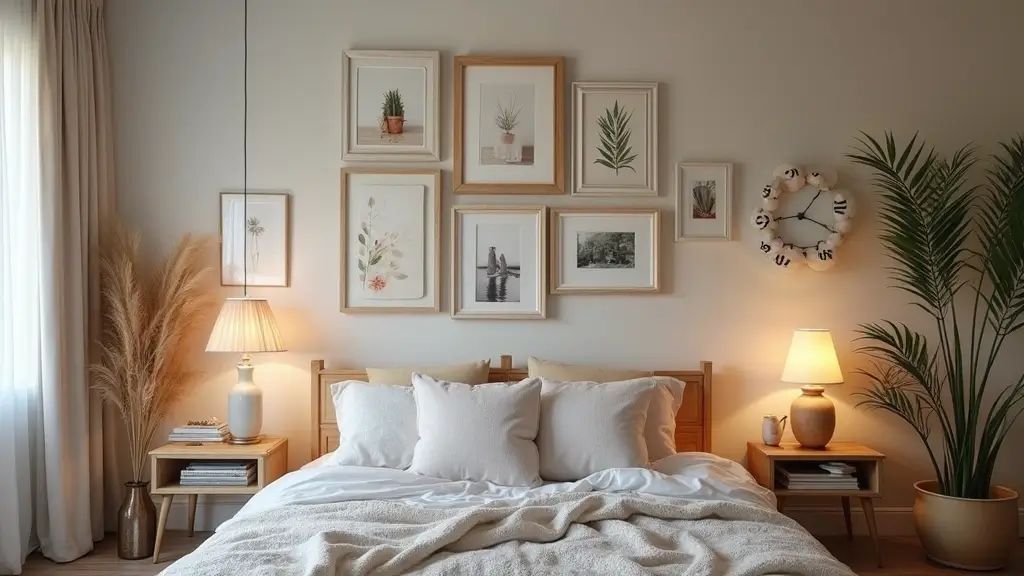 29 Picture Wall Ideas For Bedrooms That Feel Cozy And Personal