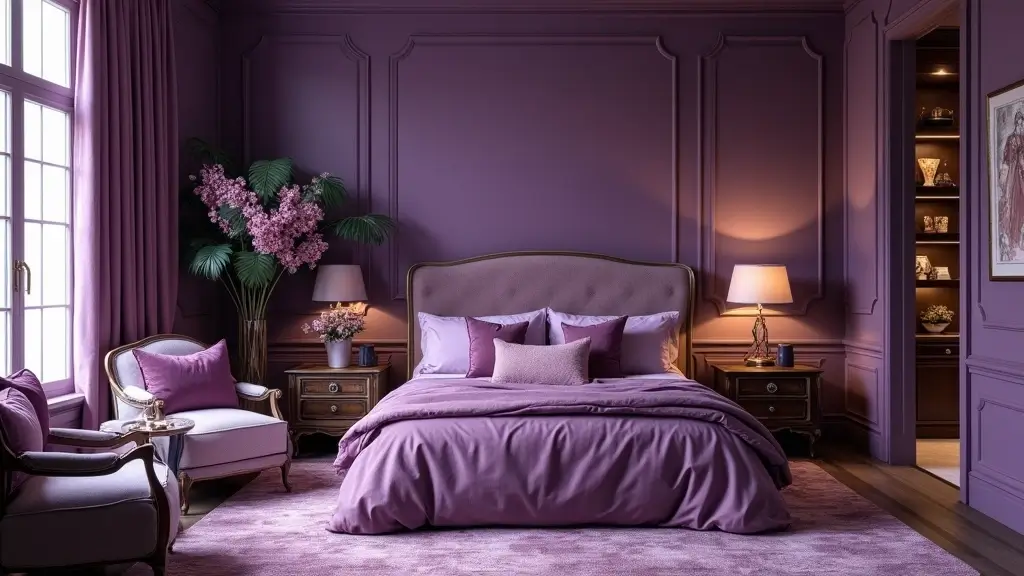 29 Purple Bedroom Ideas with a Touch of Luxury