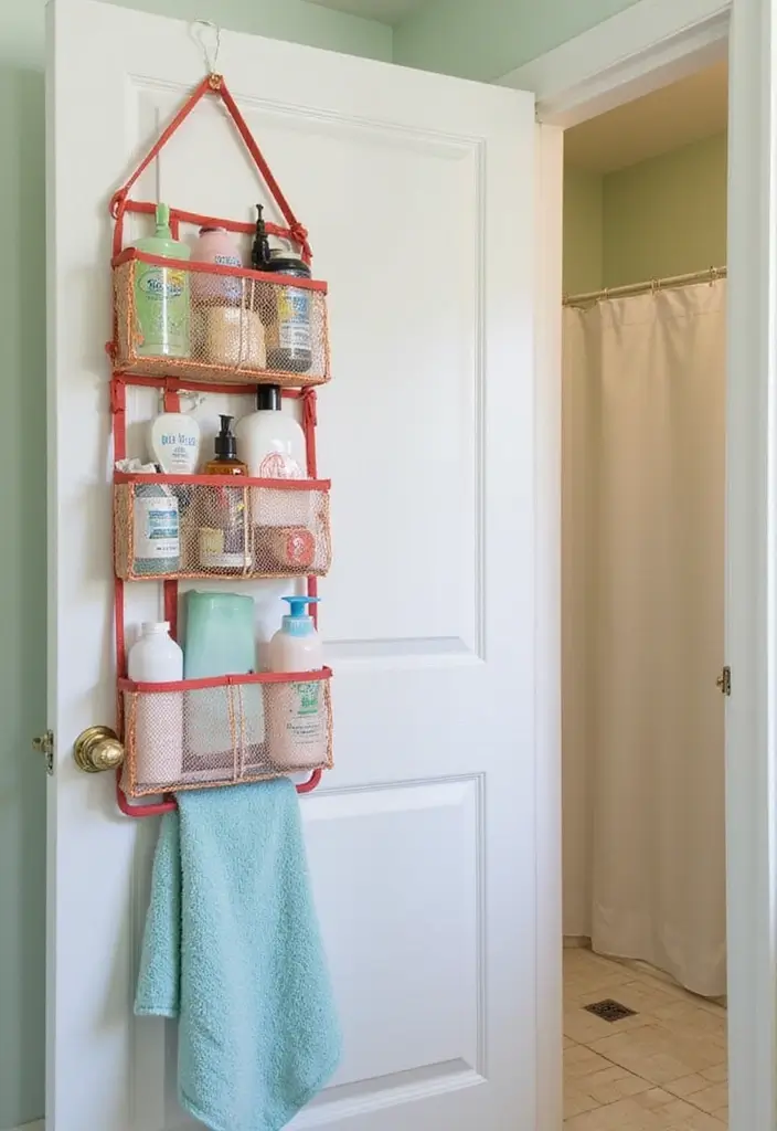 29 Smart Storage Ideas For Small Bathrooms You’ll Actually Use 8 29 Smart Storage Ideas For Small Bathrooms You’ll Actually Use - 2. Over-the-Door Organizers