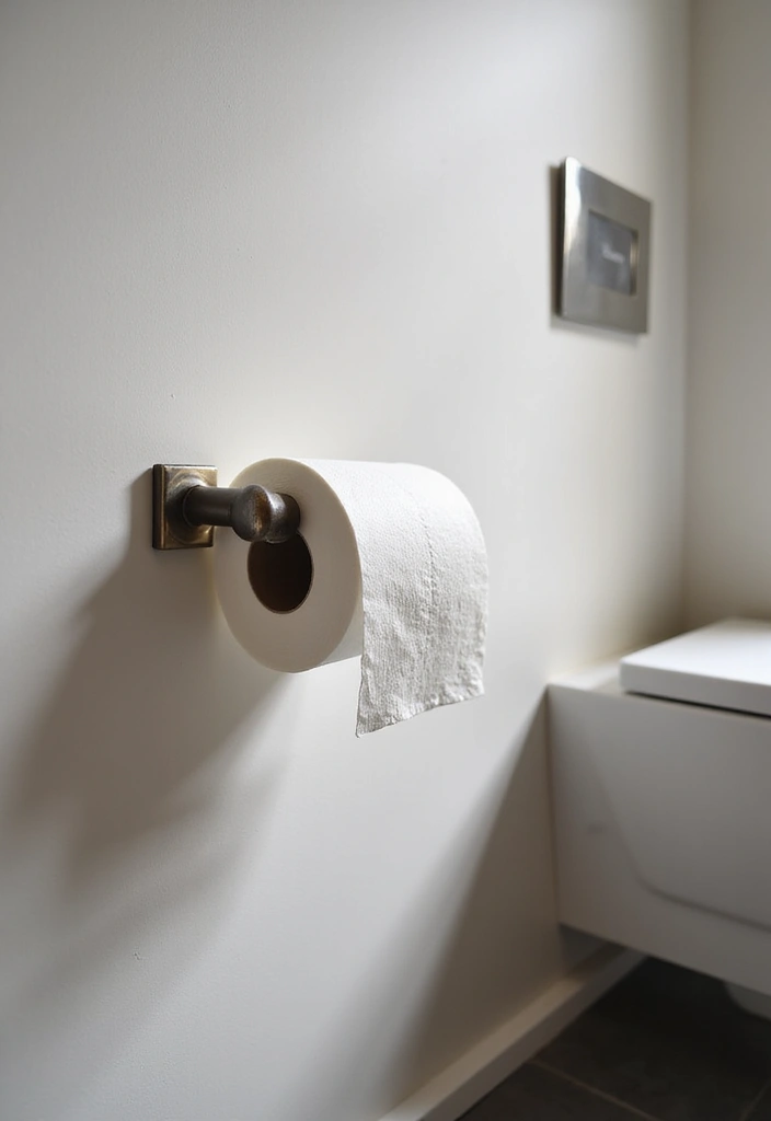 29 Smart Storage Ideas For Small Bathrooms You’ll Actually Use 138 29 Smart Storage Ideas For Small Bathrooms You’ll Actually Use - 22. Wall-Mounted Toilet Paper Holder