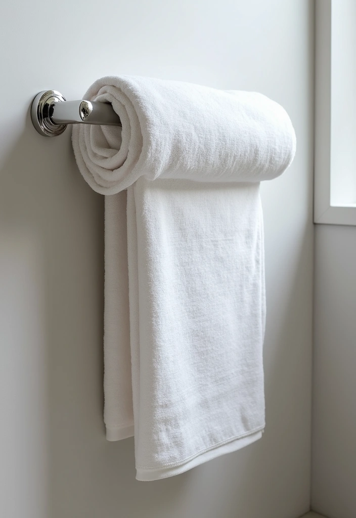 29 Smart Storage Ideas For Small Bathrooms You’ll Actually Use 164 29 Smart Storage Ideas For Small Bathrooms You’ll Actually Use - 26. Roll-Up Towel Holder