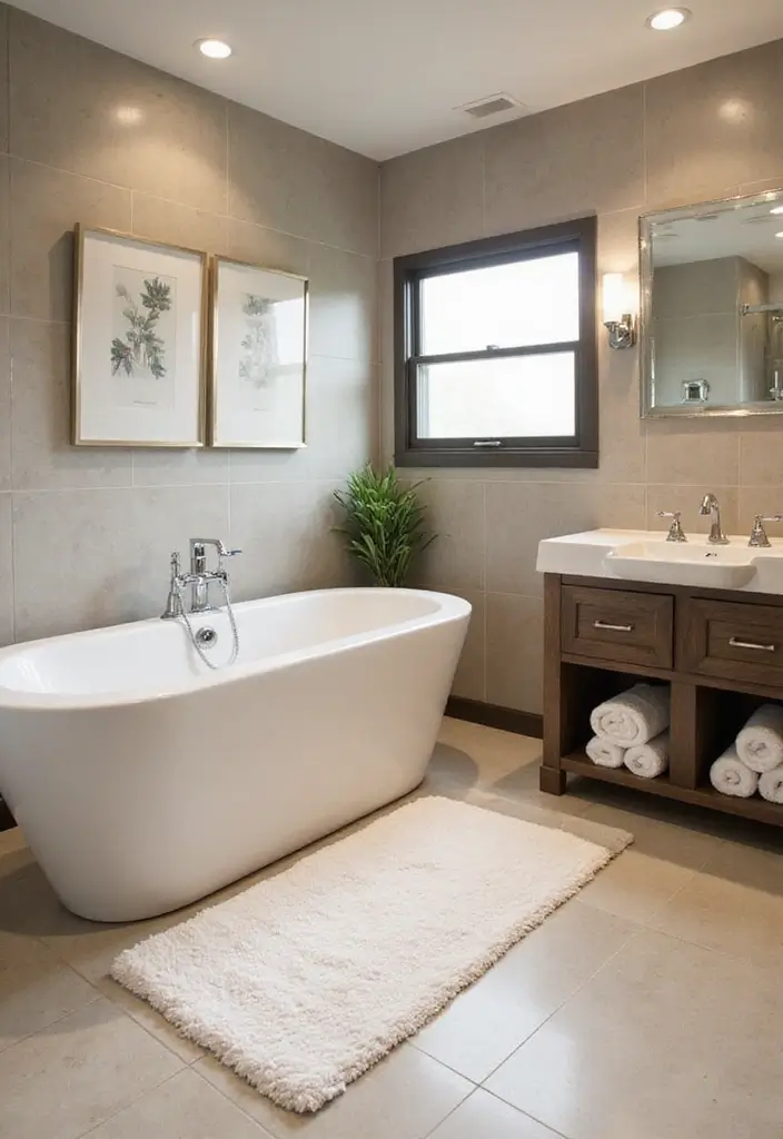 29 Smart Storage Ideas For Small Bathrooms You’ll Actually Use 185 29 Smart Storage Ideas For Small Bathrooms You’ll Actually Use - 29. Under-Bath Mat Storage