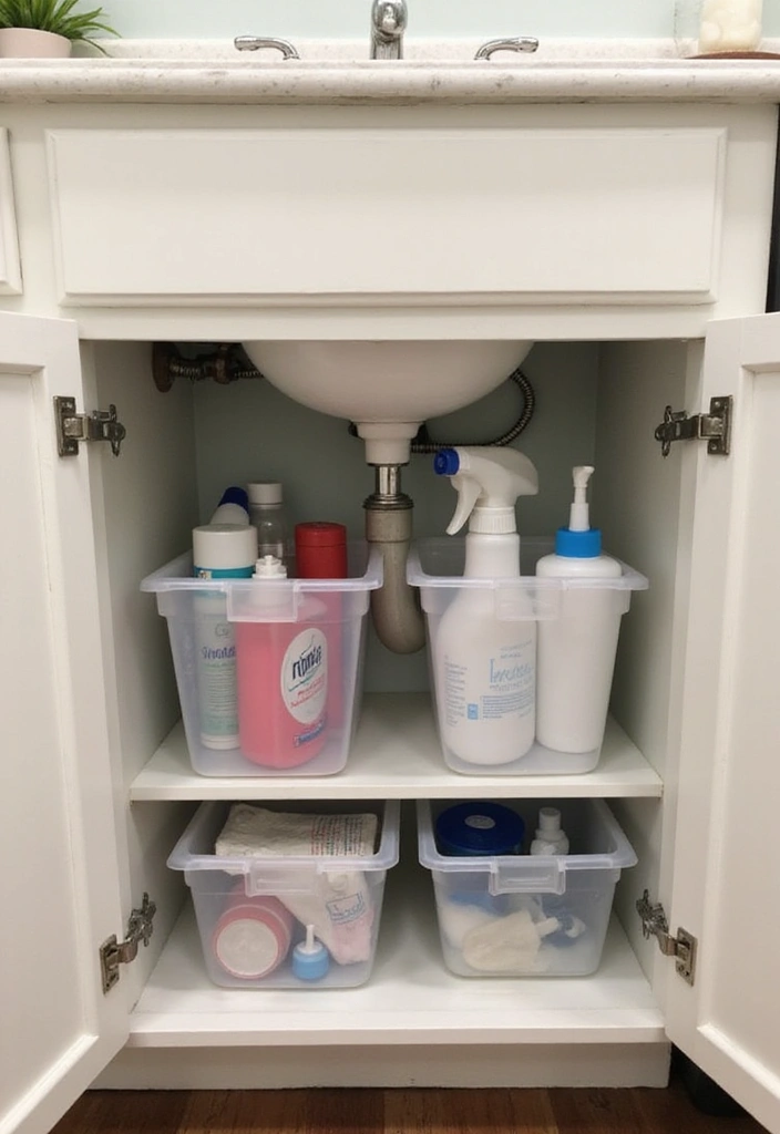 29 Smart Storage Ideas For Small Bathrooms You’ll Actually Use 34 29 Smart Storage Ideas For Small Bathrooms You’ll Actually Use - 6. Under-Sink Storage Solutions