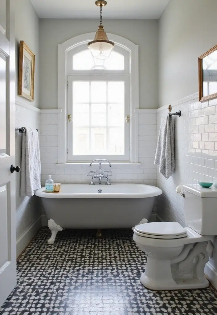 29 Tile Bathroom Ideas That Transform Any Space 1 29 Tile Bathroom Ideas That Transform Any Space - 1. Classic Black and White Checkered