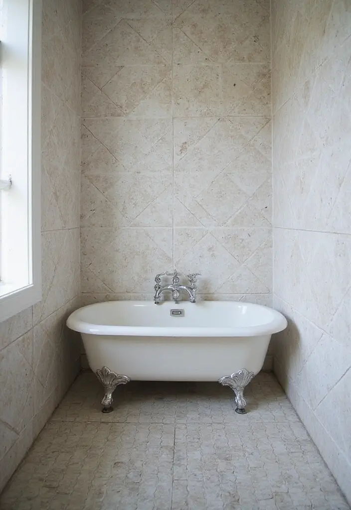 29 Tile Bathroom Ideas That Transform Any Space 117 29 Tile Bathroom Ideas That Transform Any Space - 19. Stylish Diagonal Tile Placement