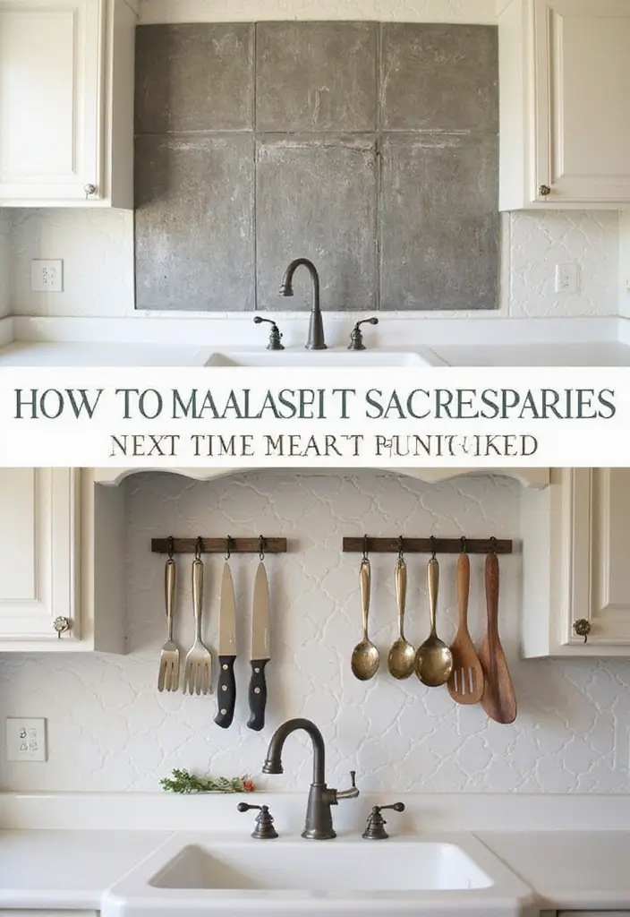 29 Very Small Kitchen Layout Ideas That Actually Work 69 29 Very Small Kitchen Layout Ideas That Actually Work - 11. Creative Backsplash Storage