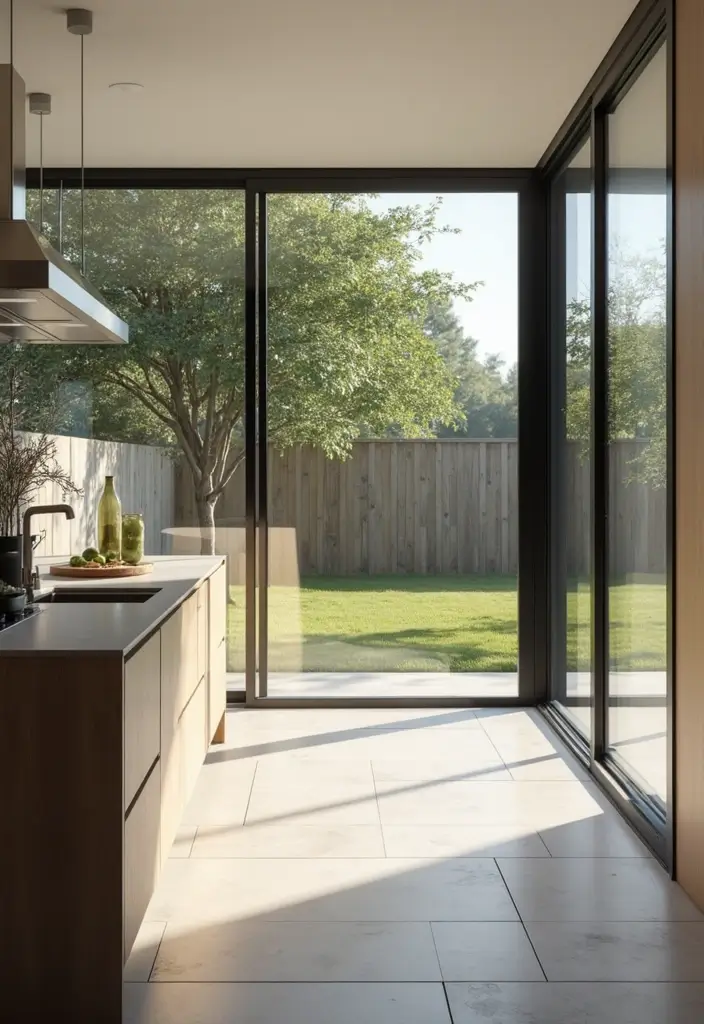29 Very Small Kitchen Layout Ideas That Actually Work 111 29 Very Small Kitchen Layout Ideas That Actually Work - 17. Sliding Door Solutions
